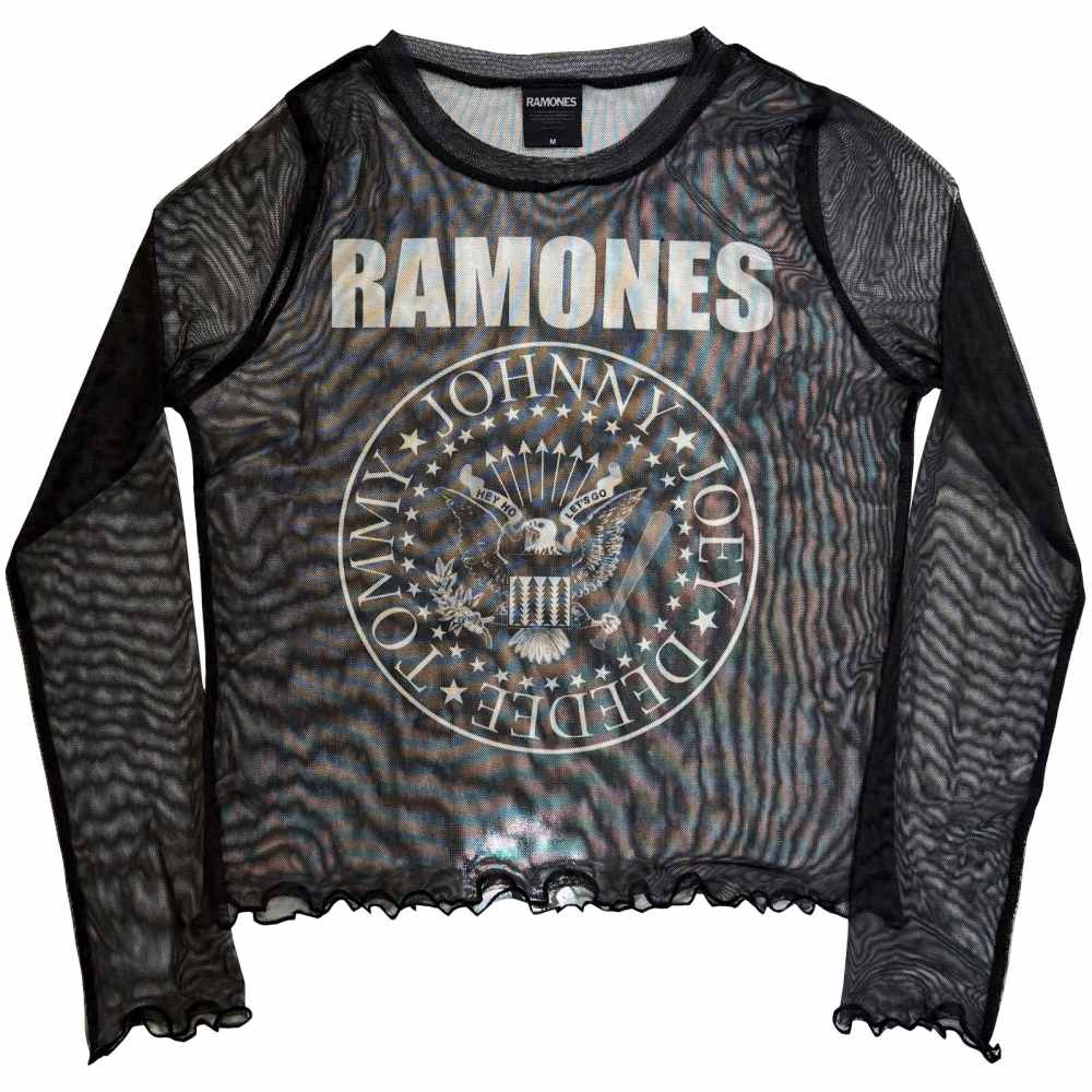 Ramones - Presidential Seal Crop top - Black